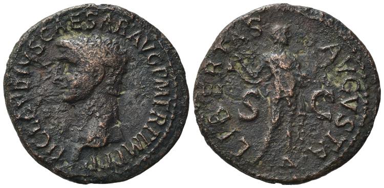Claudius (41-54). Æ As (30mm, ... 