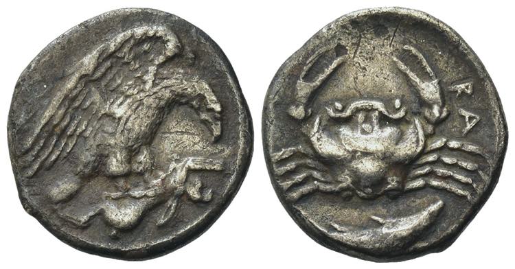 Sicily, Akragas, c. 420-410 BC. AR ... 