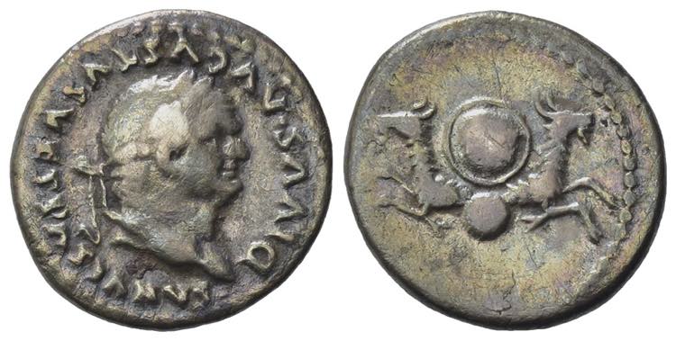 Divus Vespasian (died AD 79). AR ... 