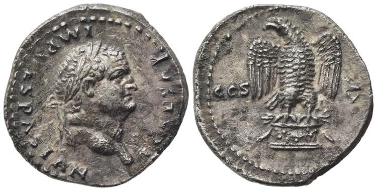 Titus (Caesar, 69-79). AR Denarius ... 
