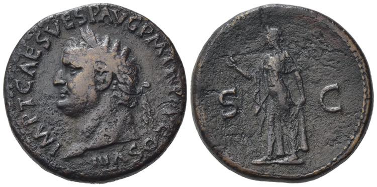 Titus (79-81). Æ Sestertius ... 