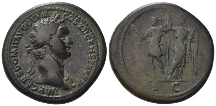 Domitian (81-96). Æ Sestertius ... 