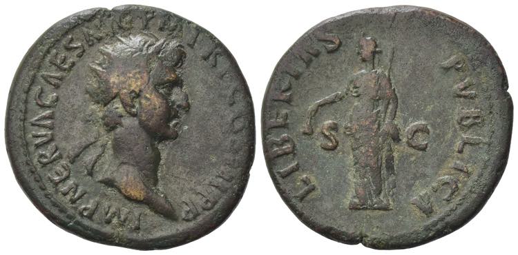 Nerva (96-98). Æ Dupondius ... 