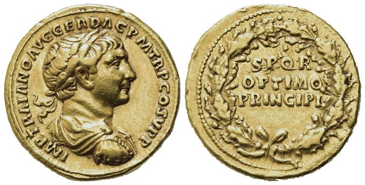 Trajan (98-117). AV Aureus (19mm, ... 