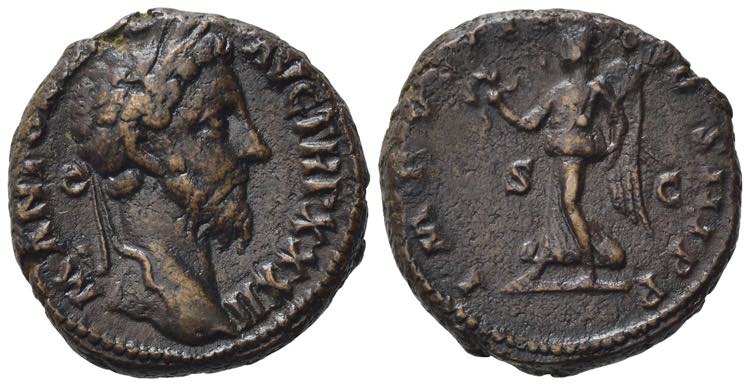 Marcus Aurelius (161-180). Æ As ... 