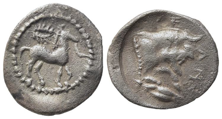 Sicily, Gela, c. 465-450 BC. AR ... 
