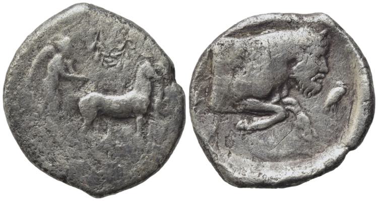 Sicily, Gela, c. 425-420 BC. AR ... 