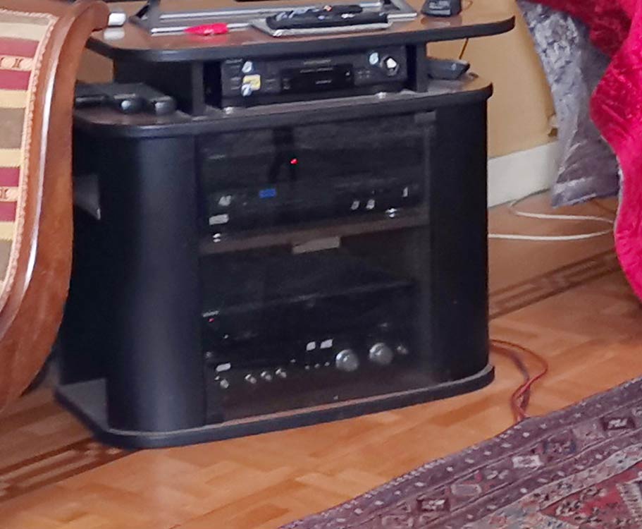 TV stand  carrier with some ... 