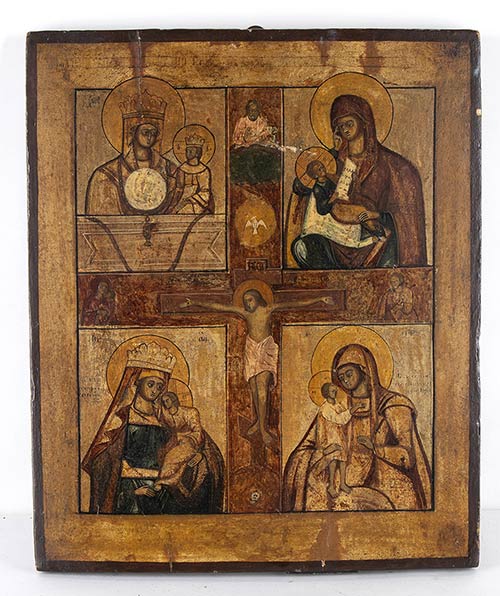 Icon of the Crucifixion, Balkans, ... 