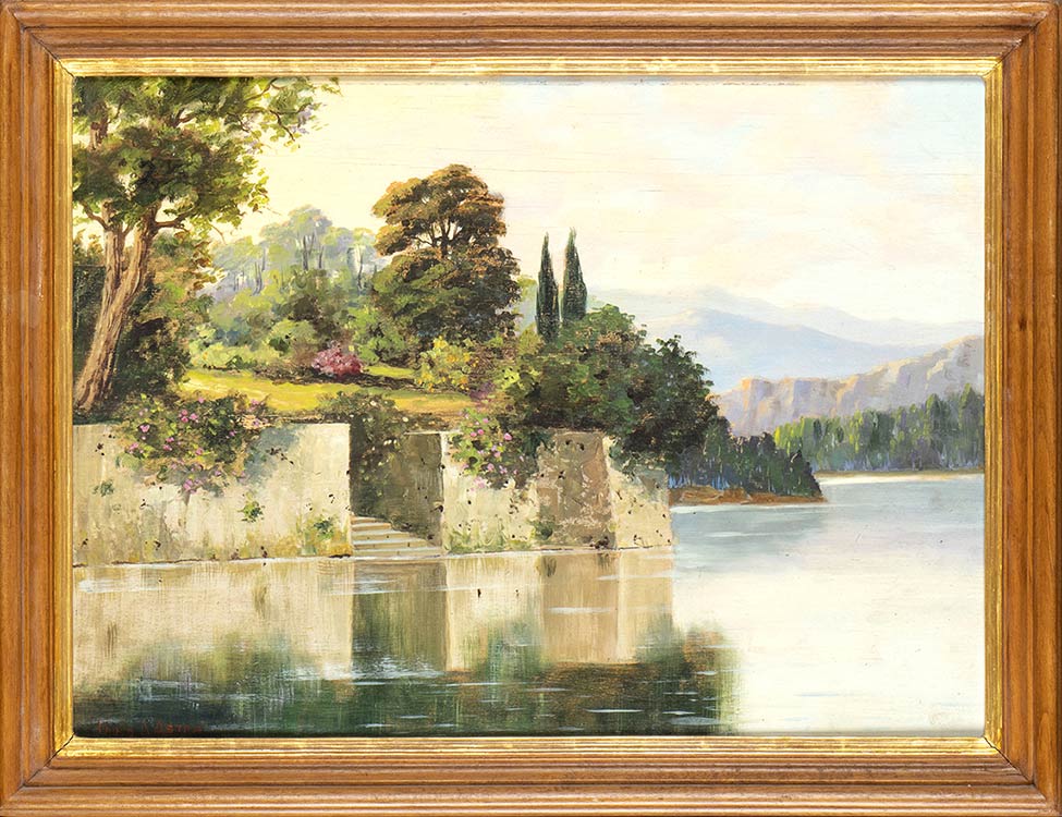 Paolo dAstra  View of the lake ... 