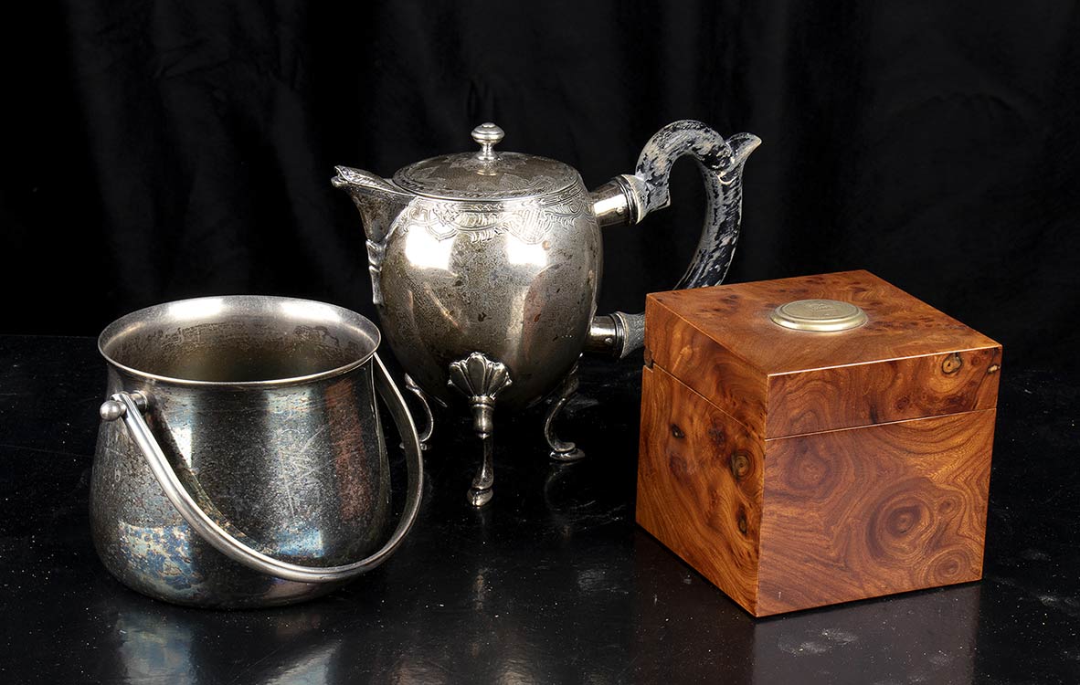 Lot of various items Pewter and ... 