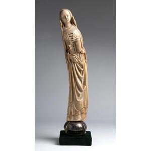 Mary Magdalene. A carved ivory ... 