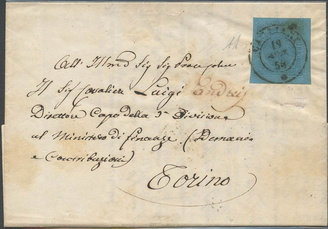 18.04.1854, Letter from Cagliari ... 