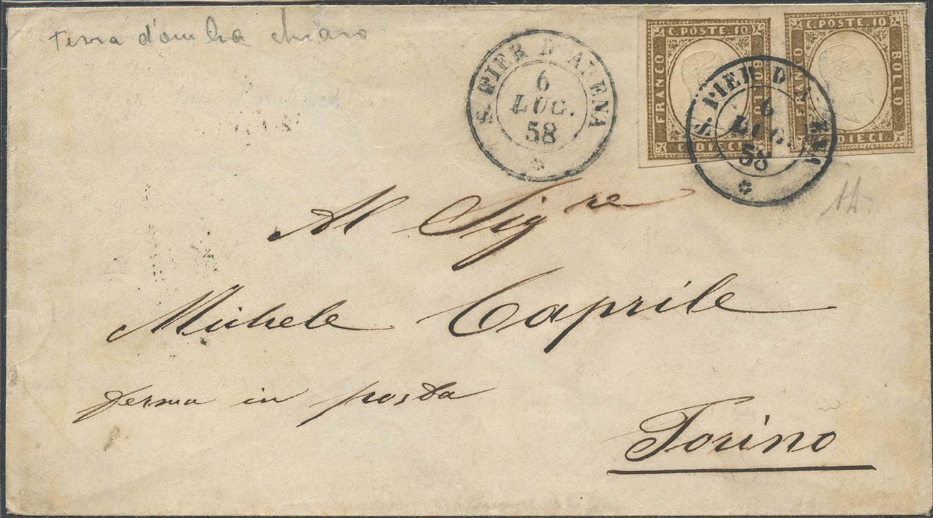 6.07.1858, lettera da S. Pier ... 