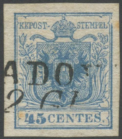 1850, 45c. Certified by Bolaffi as ... 