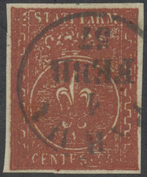 1853, 25c. N.8 Tawny Red, used. ... 