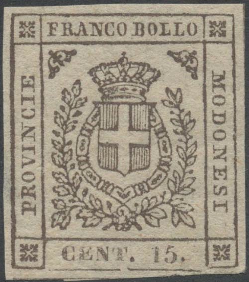 1859, 15c. N.13 Bruno, MH. (A+) ... 