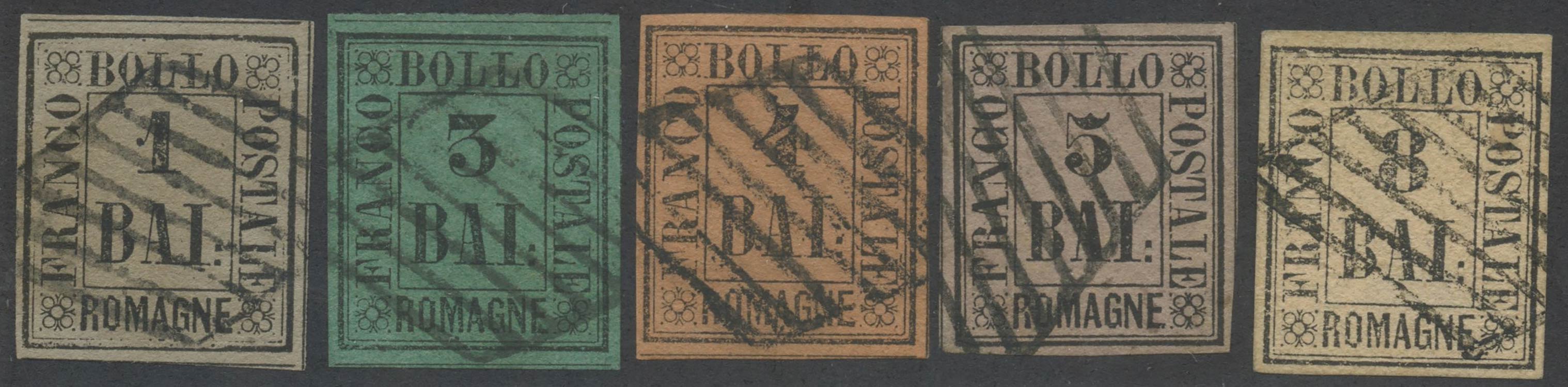 1859, Small series from Romagna; ... 