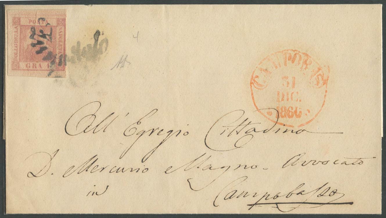 31.12.1860, Letter from Campobasso ... 