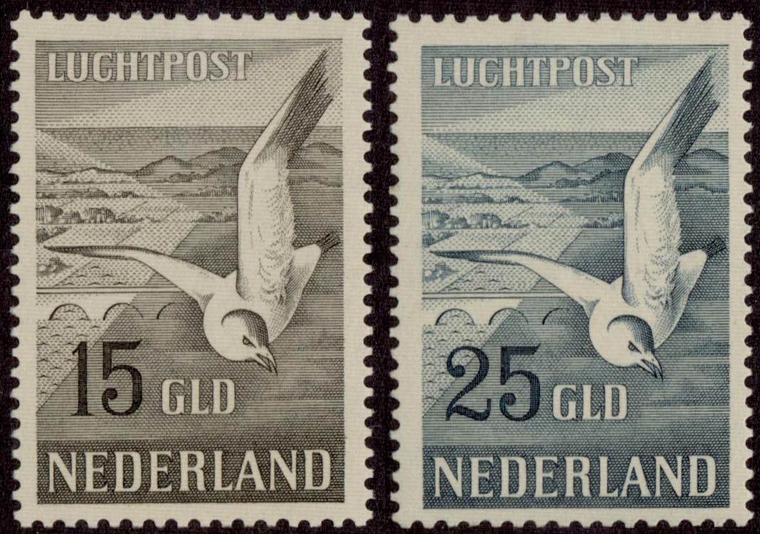 1951, Airmail N.12/13 new, MH. ... 