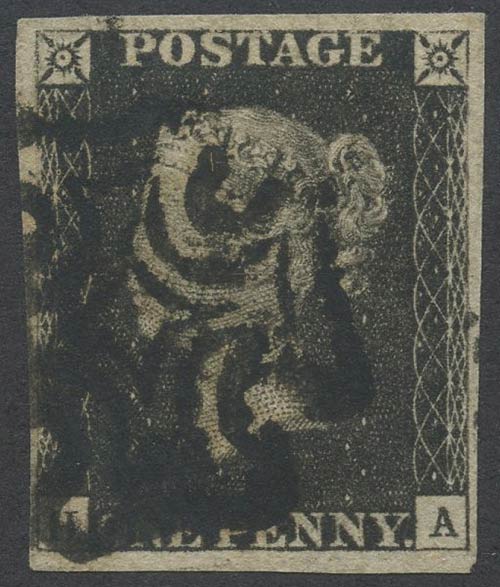1840, N.1  1p. Penny Black ... 