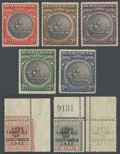1929/39, N.126/130(MH), ... 