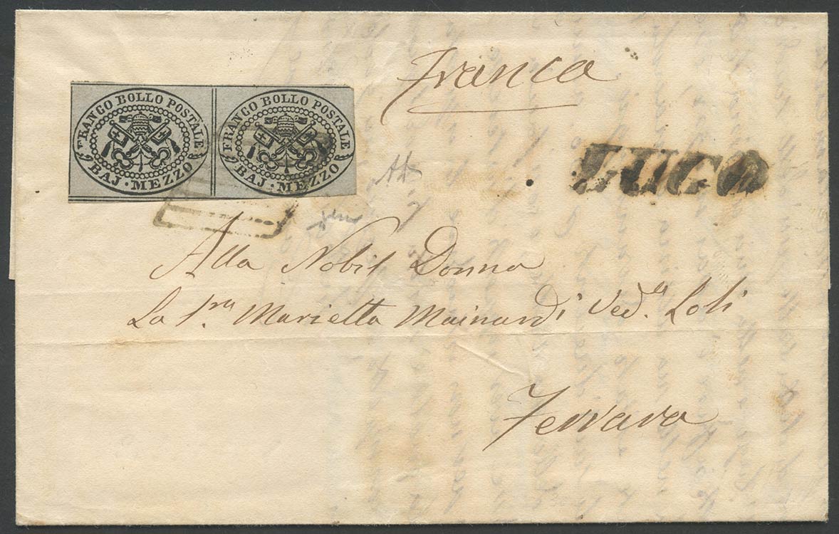 10.04.1856, lettera da Lugo per ... 