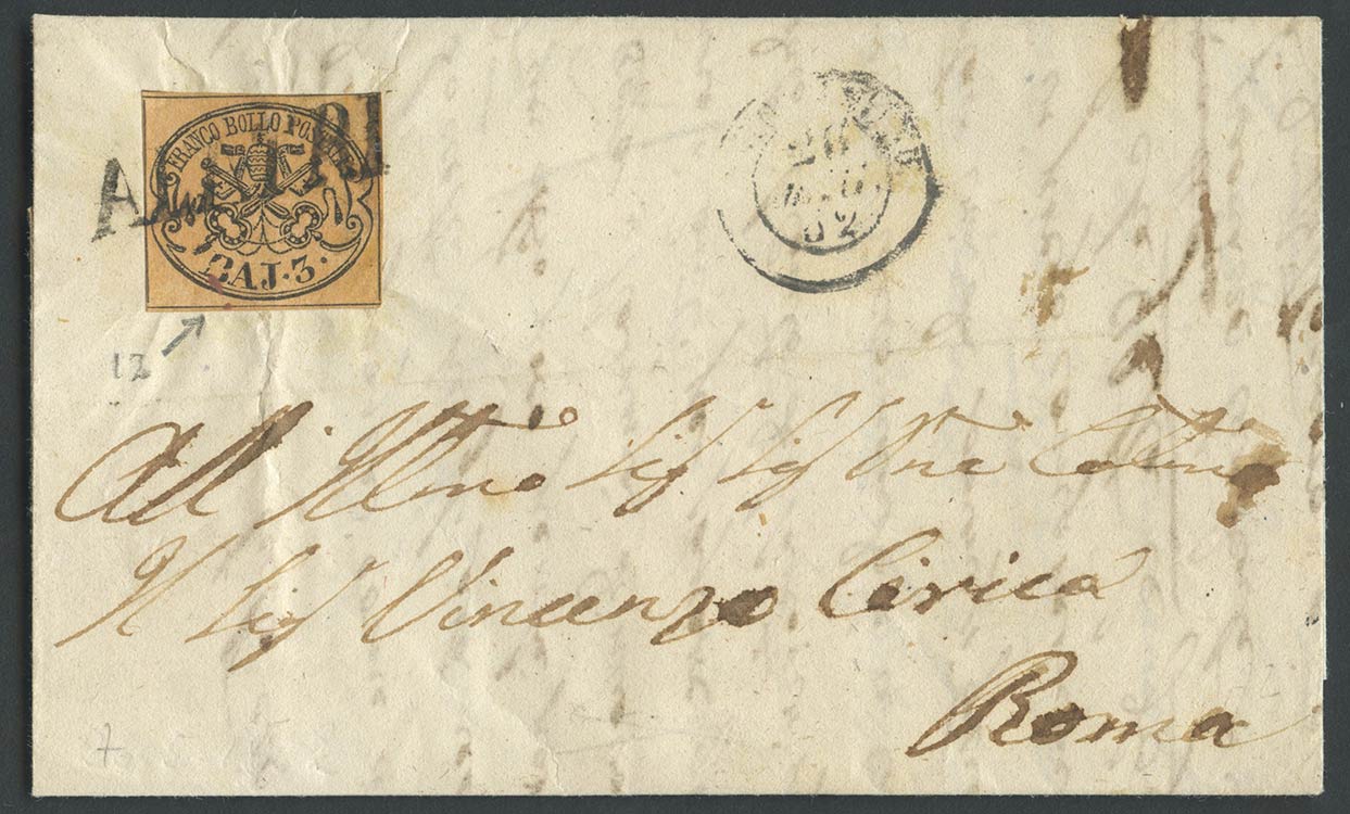 26.05.1852, Lettera da Alatri per ... 