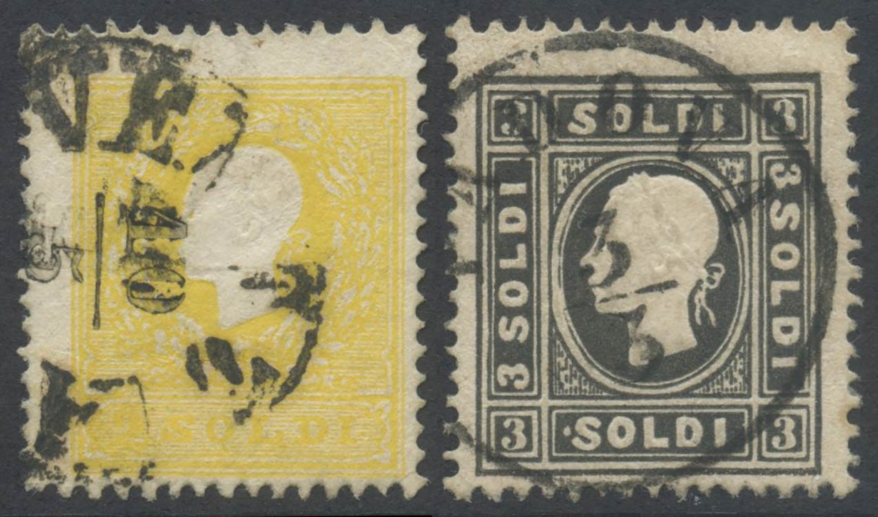 1858, II° issue of Type I, ... 