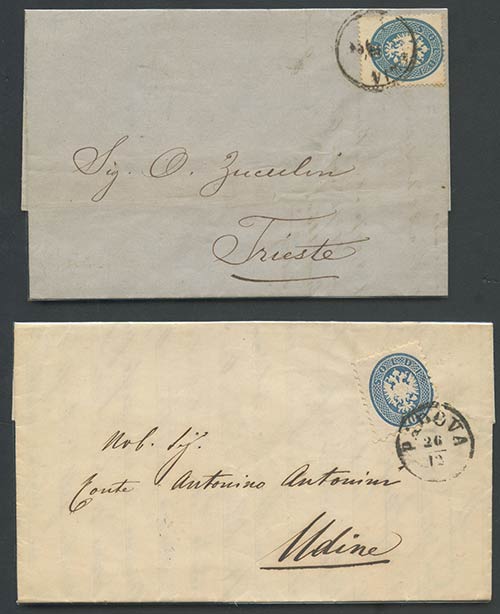 1861, III and IV issue, noteworthy ... 