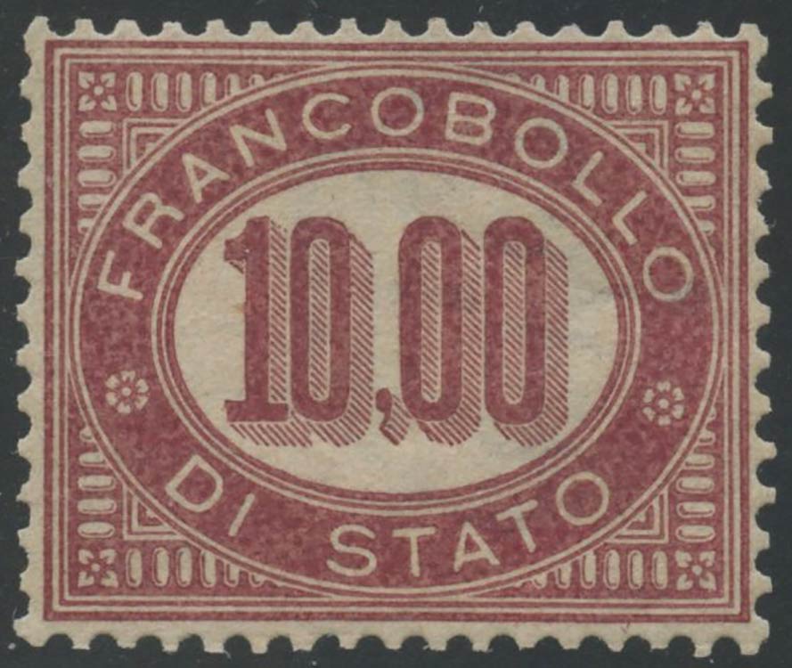 1875, Servizio. 10L. N.8 con ... 