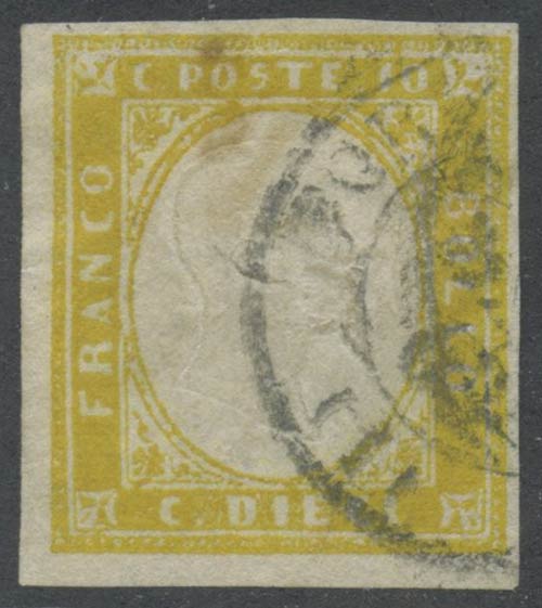 1862, 10c. Olive Yellow N.14Dc. ... 