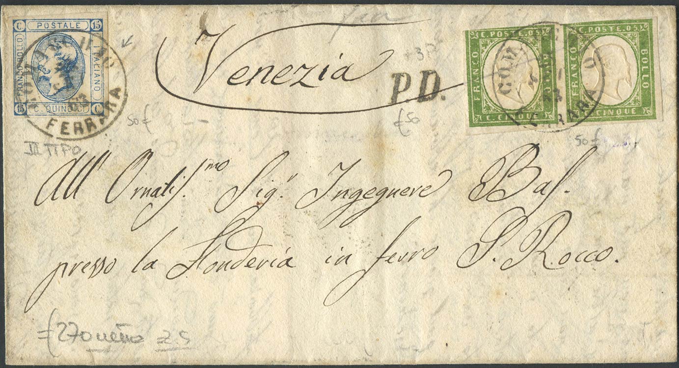 23.09.1863, Letter from Comacchio ... 
