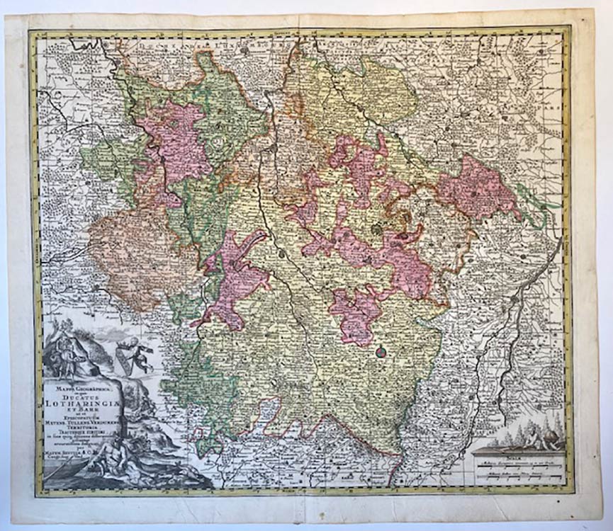 Matthaus Seutter (1678-1756)Mappa ... 