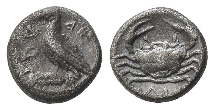 Sicily, Akragas, c. 450-440 BC. AR ... 