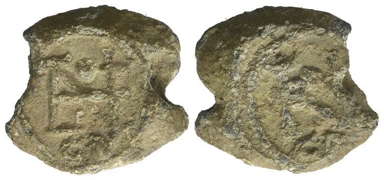 Late Roman Pb Seal, ca. 467-475 ... 