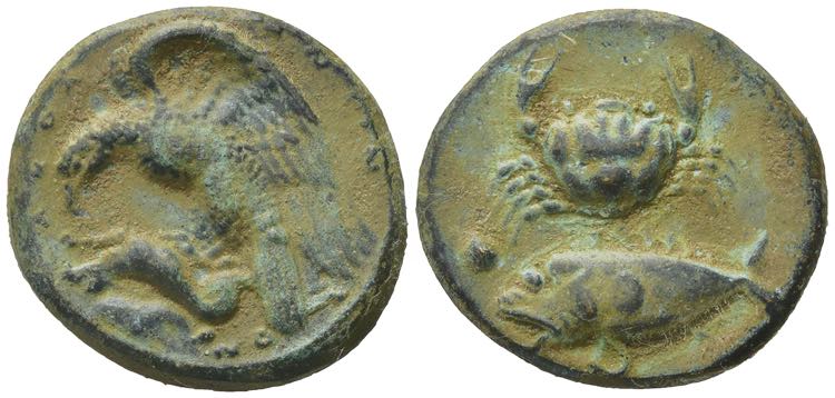 Sicily, Akragas, c. 420-410 BC. ... 