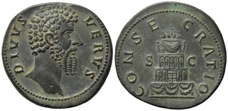 Divus Lucius Verus (died AD 169). ... 