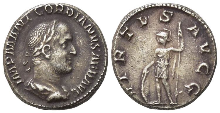 Gordian II (AD 238). Replica of AR ... 