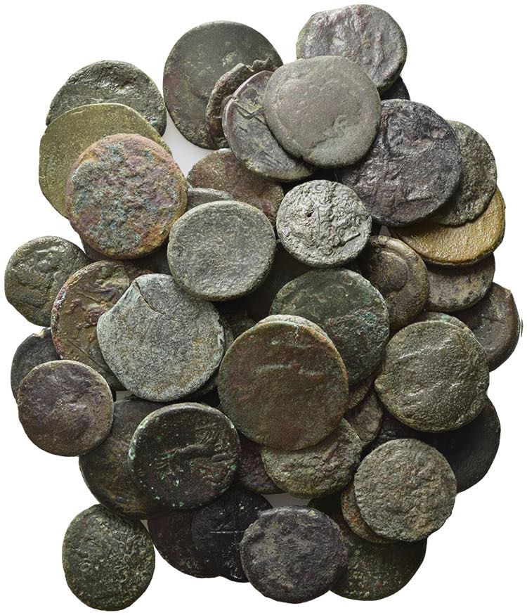 Lot of 55 Greek Æ coins, to be ... 