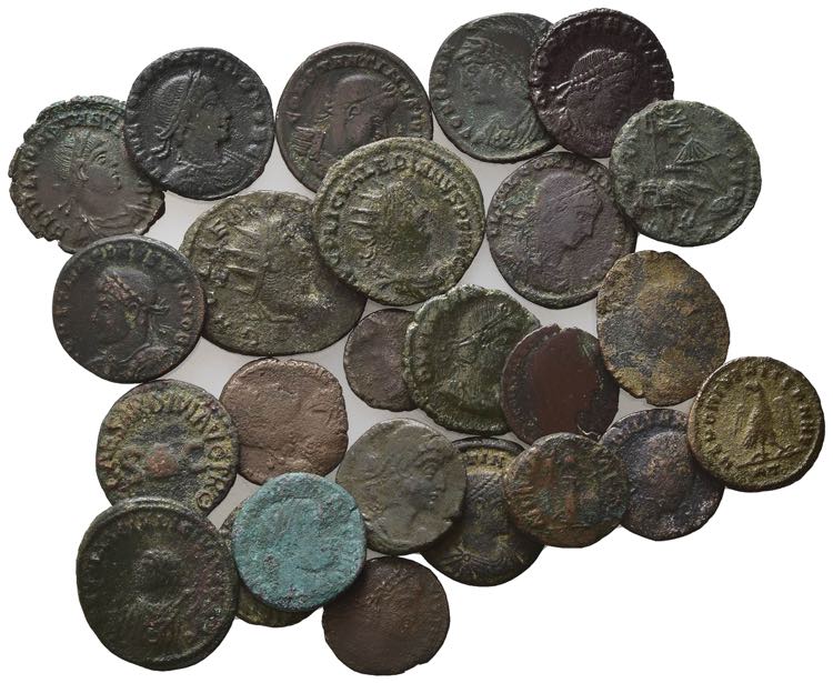 Lot of 25 Roman Imperial Æ coins, ... 