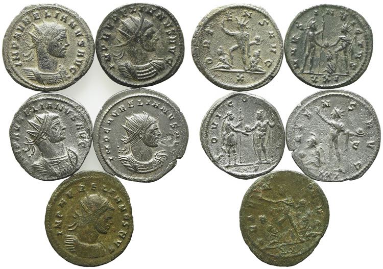 Lot of 5 Roman Imperial ... 