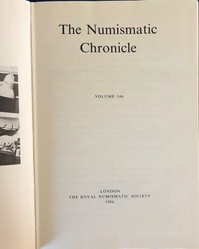 AA.VV. The Numismatic Chronicle ... 