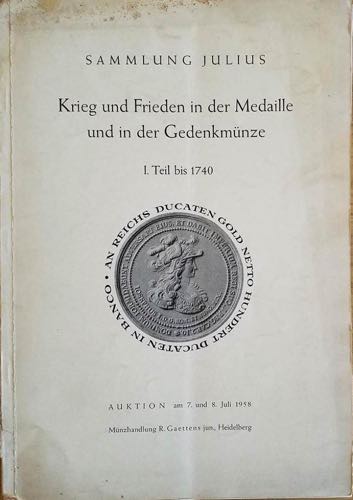 Gaettens R. Katalog VI. Sammlung ... 