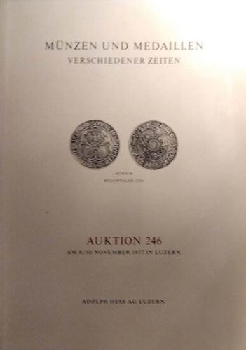 HESS A. AG Luzern - Auktion n. ... 