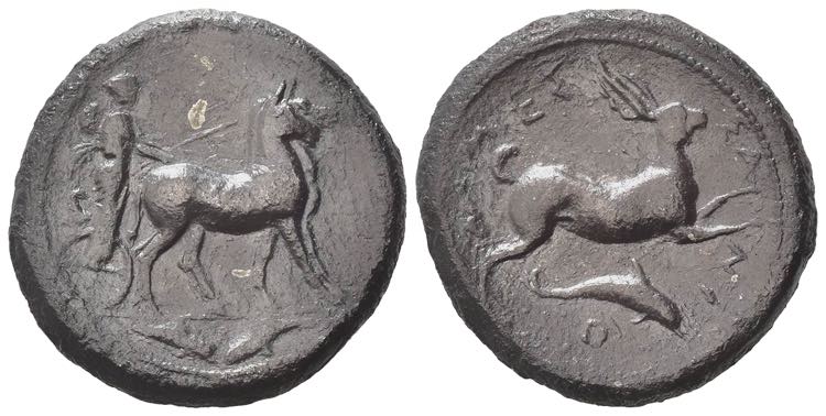 Sicily, Messana, 420-413 BC. AR ... 