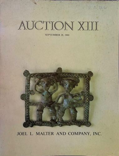 Malter J. L.  Auction XIII. ... 