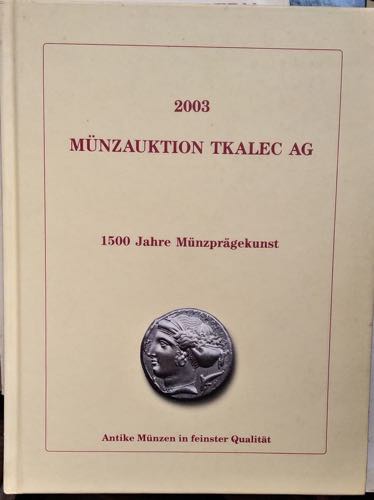 TKALEC AG. - Munzauktion Zurich, ... 