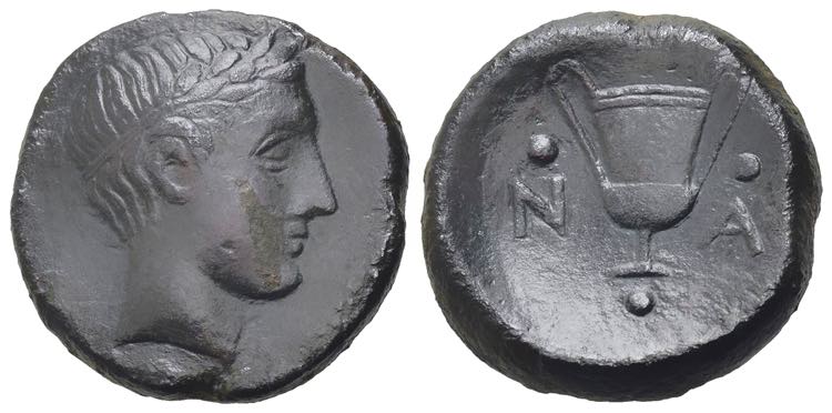 Sicily, Naxos, c. 410-403 BC. Æ ... 