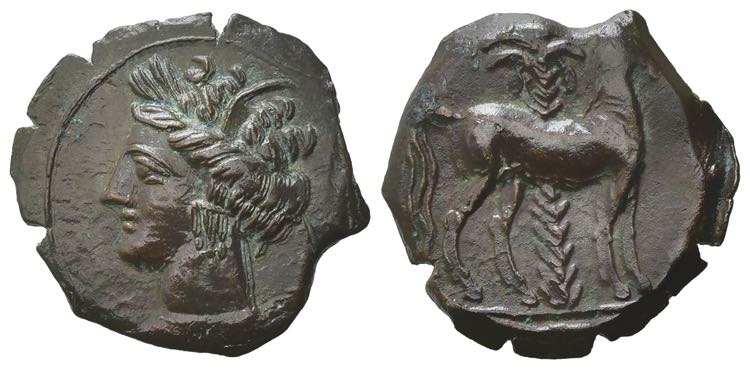 Carthage, c. 400-350 BC. Æ (21mm, ... 